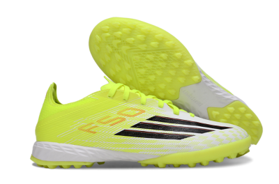 Adidas F50 Pro TF Artificial Turf Soccer Shoes - Yellow/Vibrant Neon/White