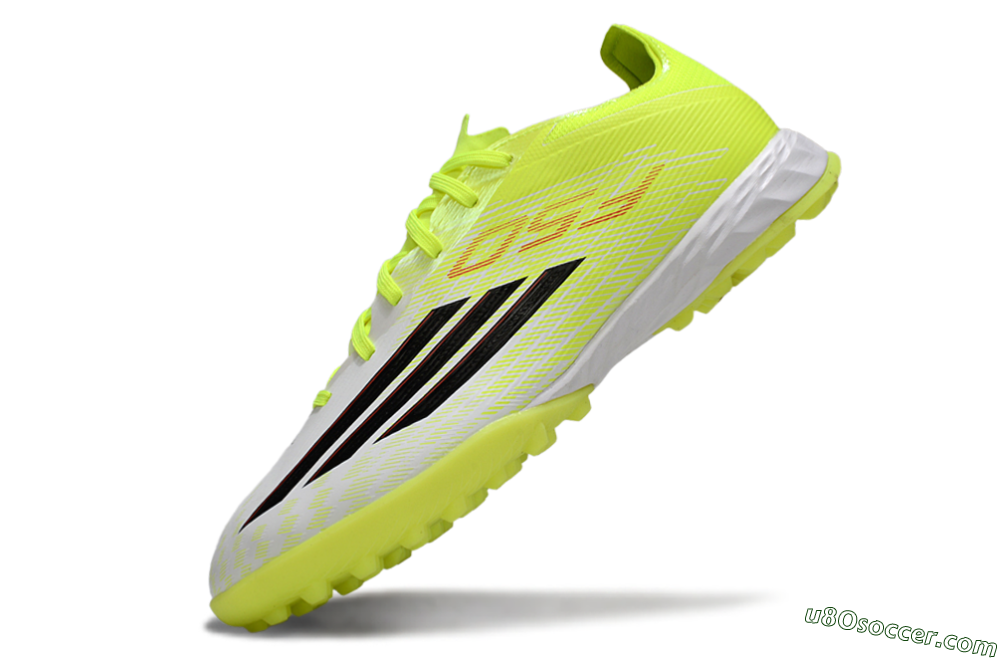 Adidas F50 Pro TF Artificial Turf Soccer Shoes - Yellow/Vibrant Neon/White 5