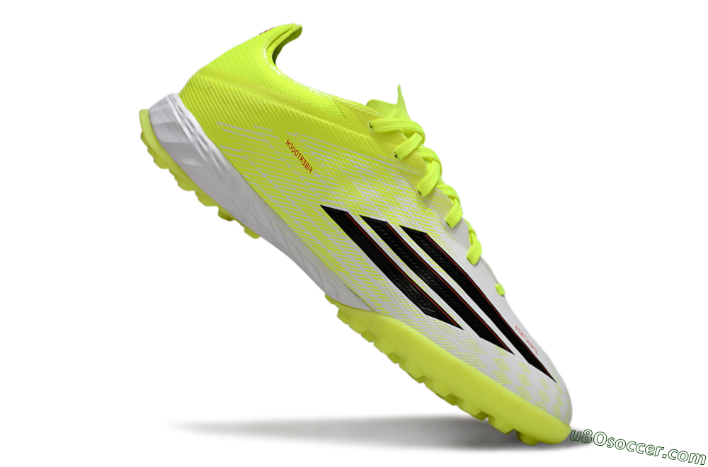 Adidas F50 Pro TF Artificial Turf Soccer Shoes - Yellow/Vibrant Neon/White 4