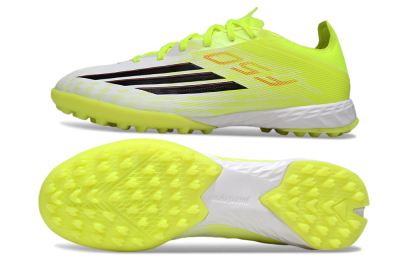 Adidas F50 Pro TF Artificial Turf Soccer Shoes - Yellow/Vibrant Neon/White