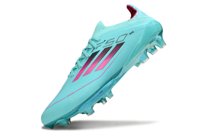 Adidas F50+ Elite Lightstrike Pro FG Firm Ground Soccer Cleats - Aqua/Coral Pink/Cool Teal