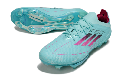 Adidas F50+ Elite Lightstrike Pro FG Firm Ground Soccer Cleats - Aqua/Coral Pink/Cool Teal