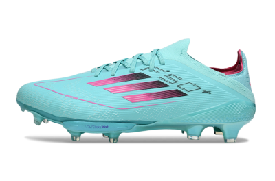 Adidas F50+ Elite Lightstrike Pro FG Firm Ground Soccer Cleats - Aqua/Coral Pink/Cool Teal