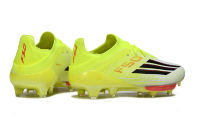 Adidas F50+ Elite Lightstrike Pro FG Firm Ground Soccer Cleats - Yellow/Neon Green/Sleek White