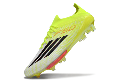 Adidas F50+ Elite Lightstrike Pro FG Firm Ground Soccer Cleats - Yellow/Neon Green/Sleek White