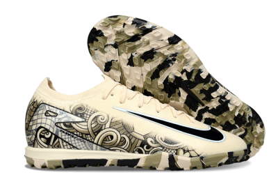 Nike Air Zoom Mercurial Vapor 16 Elite TF Artificial Turf Soccer Shoes - Beige/Sand Dune/Black Wave