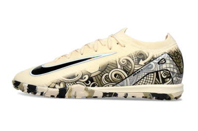Nike Air Zoom Mercurial Vapor 16 Elite TF Artificial Turf Soccer Shoes - Beige/Sand Dune/Black Wave