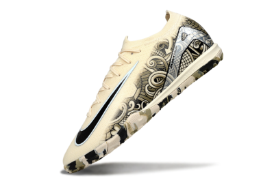Nike Air Zoom Mercurial Vapor 16 Elite TF Artificial Turf Soccer Shoes - Beige/Sand Dune/Black Wave