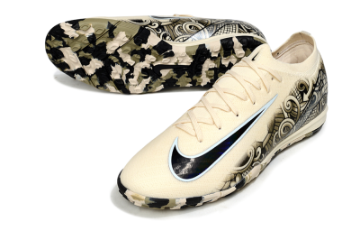 Nike Air Zoom Mercurial Vapor 16 Elite TF Artificial Turf Soccer Shoes - Beige/Sand Dune/Black Wave
