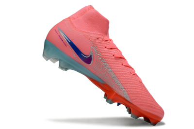 Nike Air Zoom Mercurial Superfly 10 Elite FG Firm Ground Soccer Cleats - Pink/Coral Splash/Turquoise Breeze