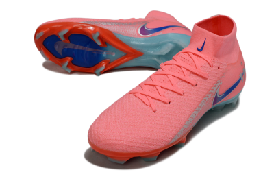 Nike Air Zoom Mercurial Superfly 10 Elite FG Firm Ground Soccer Cleats - Pink/Coral Splash/Turquoise Breeze