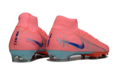 Nike Air Zoom Mercurial Superfly 10 Elite FG Firm Ground Soccer Cleats - Pink/Coral Splash/Turquoise Breeze