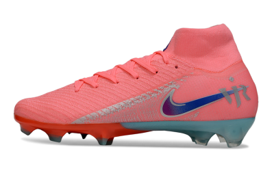 Nike Air Zoom Mercurial Superfly 10 Elite FG Firm Ground Soccer Cleats - Pink/Coral Splash/Turquoise Breeze
