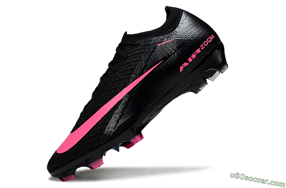 Nike Air Zoom Mercurial Vapor 16 Elite FG Firm Ground Soccer Cleats - Black/Vibrant Pink/Deep Blue 5