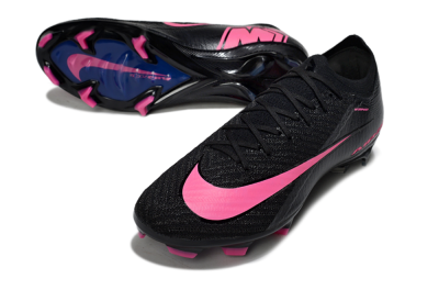 Nike Air Zoom Mercurial Vapor 16 Elite FG Firm Ground Soccer Cleats - Black/Vibrant Pink/Deep Blue