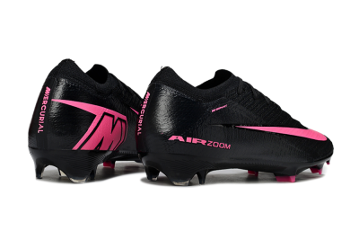 Nike Air Zoom Mercurial Vapor 16 Elite FG Firm Ground Soccer Cleats - Black/Vibrant Pink/Deep Blue