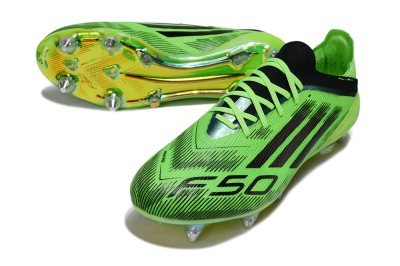Adidas F50 Elite SG Soft Ground Soccer Cleats - Green/Vibrant Green/Electric Green