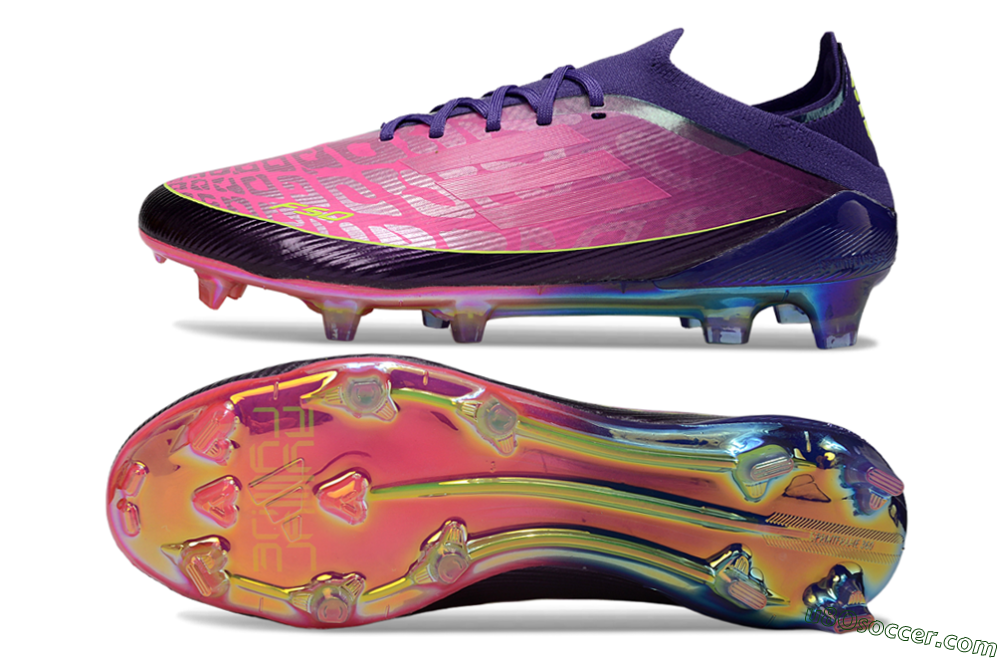 Adidas F50 Elite FG Firm Ground Soccer Cleats - Pink/Vibrant Pink/Deep Purple 0