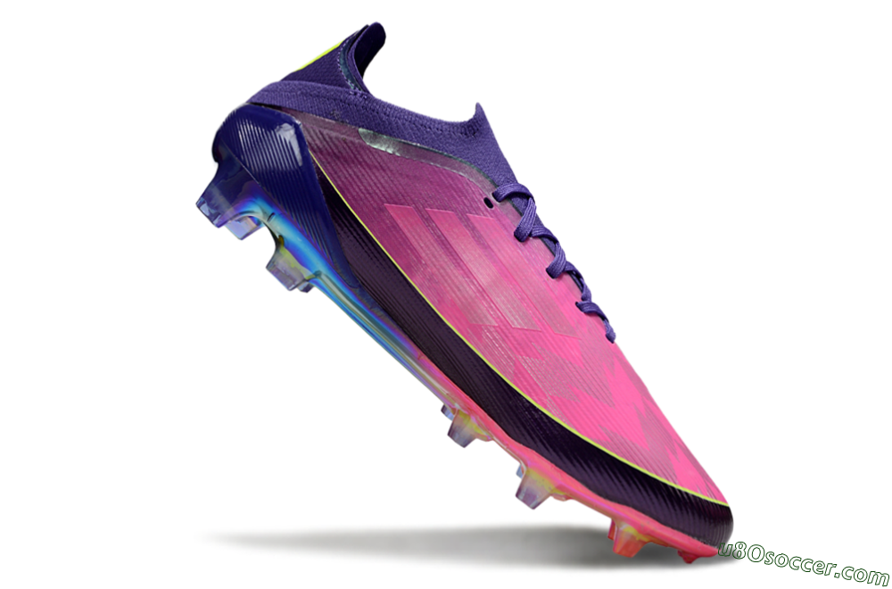Adidas F50 Elite FG Firm Ground Soccer Cleats - Pink/Vibrant Pink/Deep Purple 4