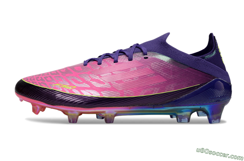 Adidas F50 Elite FG Firm Ground Soccer Cleats - Pink/Vibrant Pink/Deep Purple 2