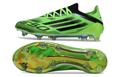 Adidas F50 Elite FG Firm Ground Soccer Cleats - Green/Neon Green/Black