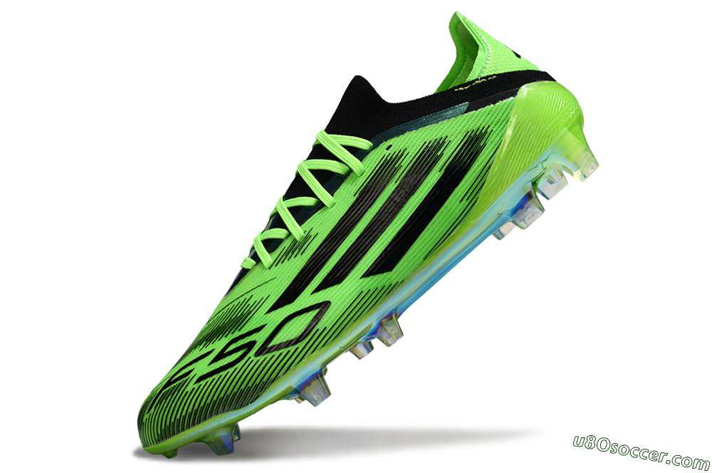 Adidas F50 Elite FG Firm Ground Soccer Cleats - Green/Neon Green/Black 5