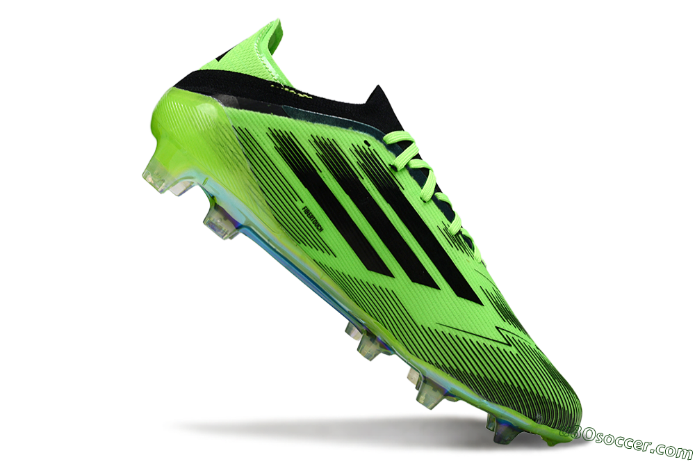 Adidas F50 Elite FG Firm Ground Soccer Cleats - Green/Neon Green/Black 4