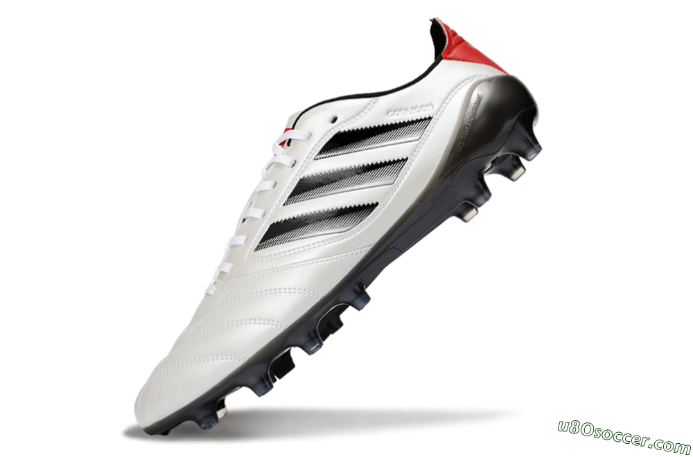 Adidas Copa Icon 2 AG Artificial Grass Soccer Cleats - White/Crimson Red/Jet Black 5