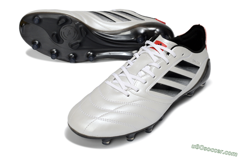 Adidas Copa Icon 2 AG Artificial Grass Soccer Cleats - White/Crimson Red/Jet Black 3