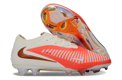 Nike Phantom 6 Low Elite FG Firm Ground Soccer Cleats - Red/Bright Orange/White