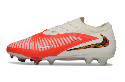 Nike Phantom 6 Low Elite FG Firm Ground Soccer Cleats - Red/Bright Orange/White
