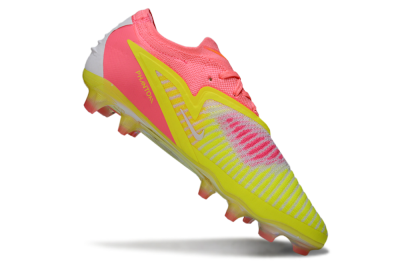 Nike Phantom 6 Low Elite FG Firm Ground Soccer Cleats - Pink/Highlighter Yellow/Fluorescent Pink