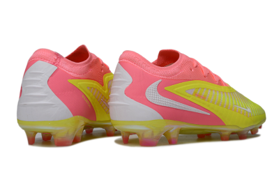 Nike Phantom 6 Low Elite FG Firm Ground Soccer Cleats - Pink/Highlighter Yellow/Fluorescent Pink