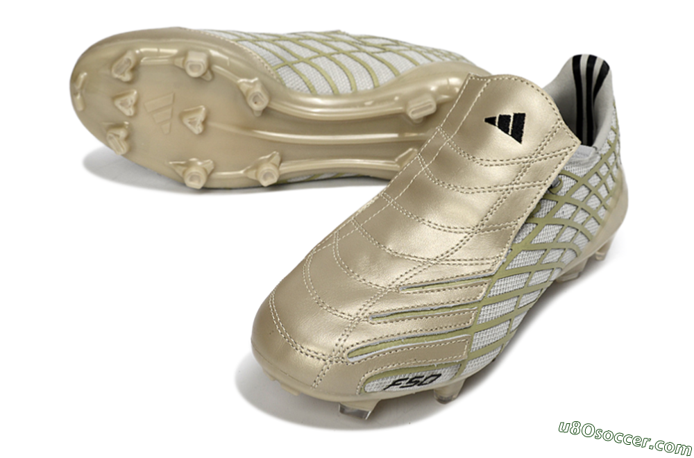 Adidas F50 Elite FG Firm Ground Soccer Cleats - Beige/Soft Ivory/Faded Gold 3