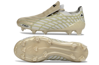 Adidas F50 Elite FG Firm Ground Soccer Cleats - Beige/Soft Ivory/Faded Gold
