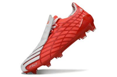 Adidas F50 Elite FG Firm Ground Soccer Cleats - Red/Fiery Orange/Crimson Red