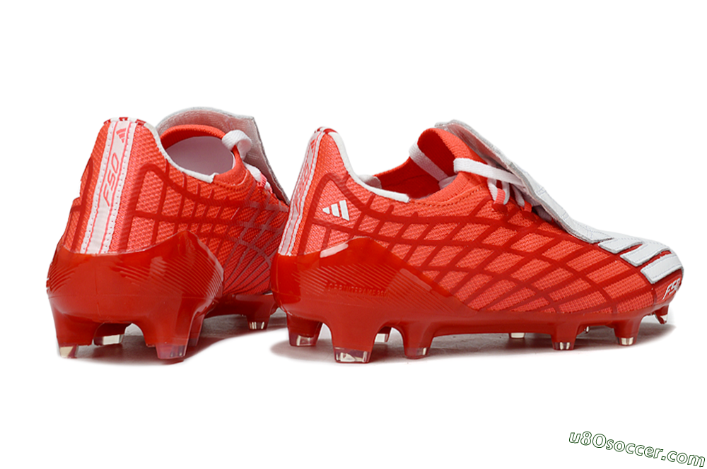 Adidas F50 Elite FG Firm Ground Soccer Cleats - Red/Fiery Orange/Crimson Red 6