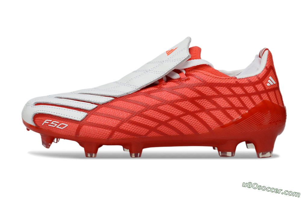 Adidas F50 Elite FG Firm Ground Soccer Cleats - Red/Fiery Orange/Crimson Red 2