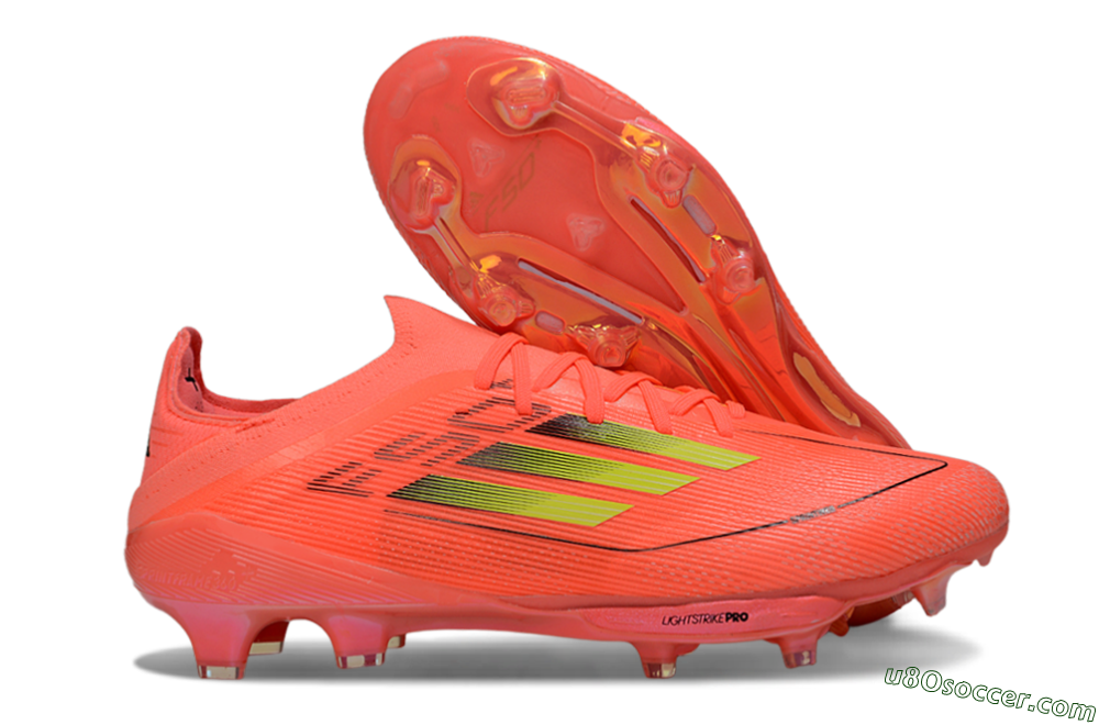 Adidas F50+ Lightstrike Pro FG Firm Ground Soccer Cleats - Pink/Bright Neon/Light Pink 1