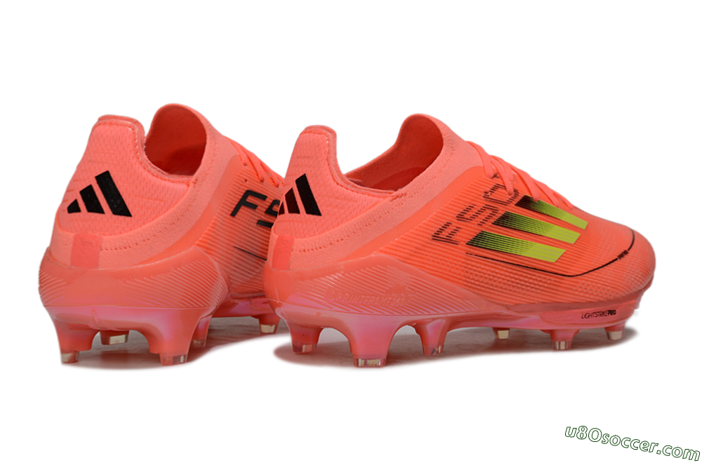 Adidas F50+ Lightstrike Pro FG Firm Ground Soccer Cleats - Pink/Bright Neon/Light Pink 6