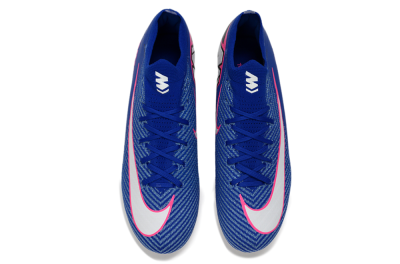 Nike Air Zoom Mercurial Vapor 16 Elite SG Soft Ground Soccer Cleats - Blue/Vibrant Blue/Electric Pink