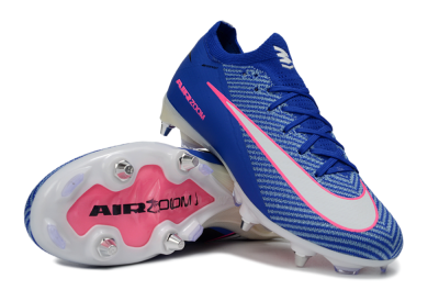 Nike Air Zoom Mercurial Vapor 16 Elite SG Soft Ground Soccer Cleats - Blue/Vibrant Blue/Electric Pink