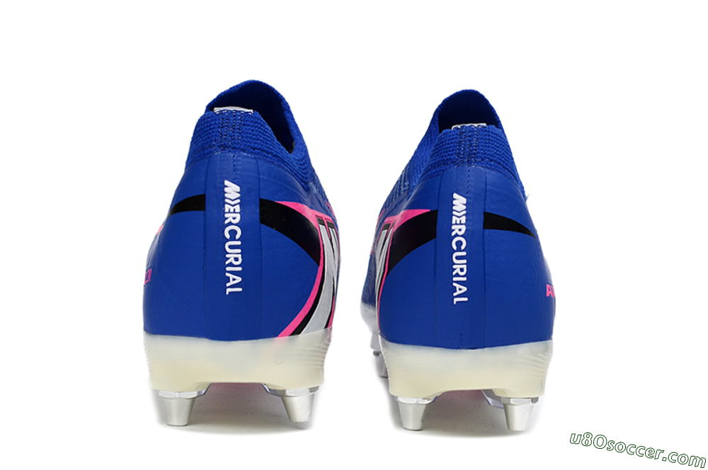 Nike Air Zoom Mercurial Vapor 16 Elite SG Soft Ground Soccer Cleats - Blue/Vibrant Blue/Electric Pink 6