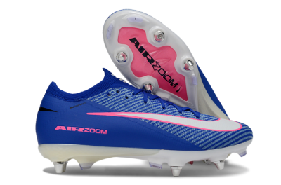 Nike Air Zoom Mercurial Vapor 16 Elite SG Soft Ground Soccer Cleats - Blue/Vibrant Blue/Electric Pink