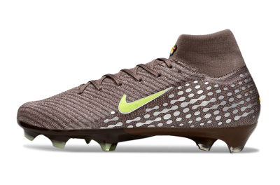 Nike Air Zoom Mercurial Superfly 10 Elite FG Firm Ground Soccer Cleats - Brown/Yellow/Silver
