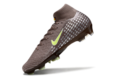 Nike Air Zoom Mercurial Superfly 10 Elite FG Firm Ground Soccer Cleats - Brown/Yellow/Silver