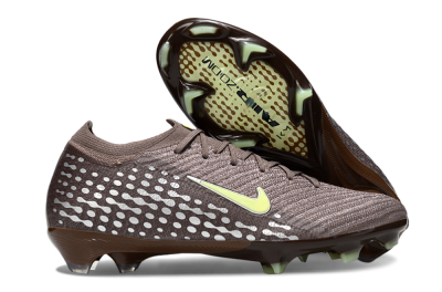 Nike Air Zoom Mercurial Vapor 16 Elite FG Firm Ground Soccer Cleats - Brown/Yellow/Silver