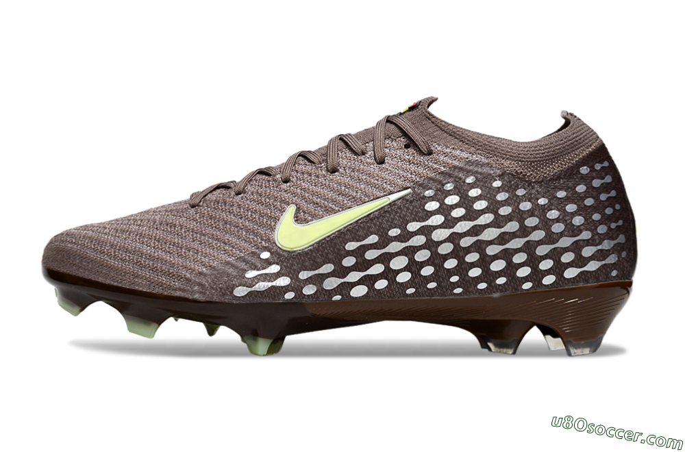 Nike Air Zoom Mercurial Vapor 16 Elite FG Firm Ground Soccer Cleats - Brown/Yellow/Silver 2
