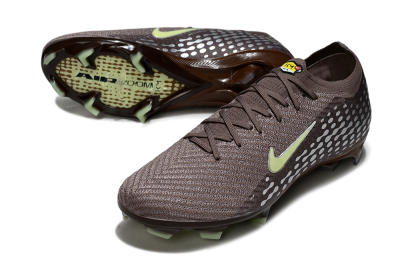 Nike Air Zoom Mercurial Vapor 16 Elite FG Firm Ground Soccer Cleats - Brown/Yellow/Silver