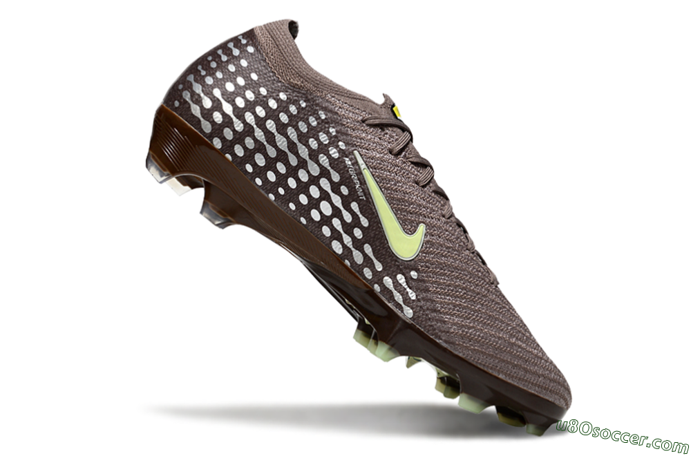 Nike Air Zoom Mercurial Vapor 16 Elite FG Firm Ground Soccer Cleats - Brown/Yellow/Silver 4